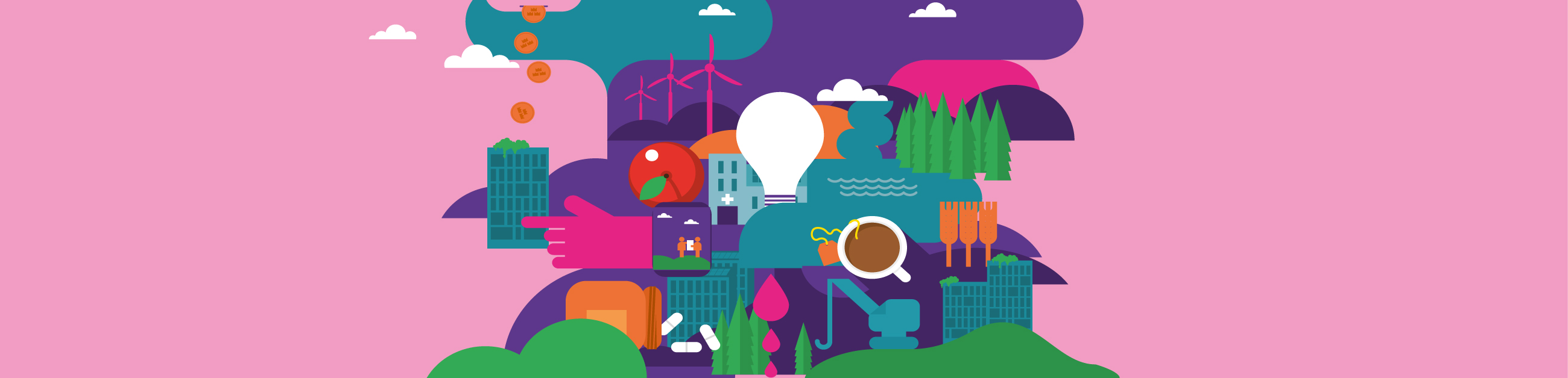Ilustration från omslag Trendens 2020